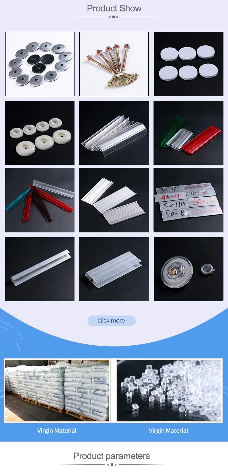 UV Protected Polycarbonate Accessories for Polycarbonate Plastic Roofing Sheet Installation