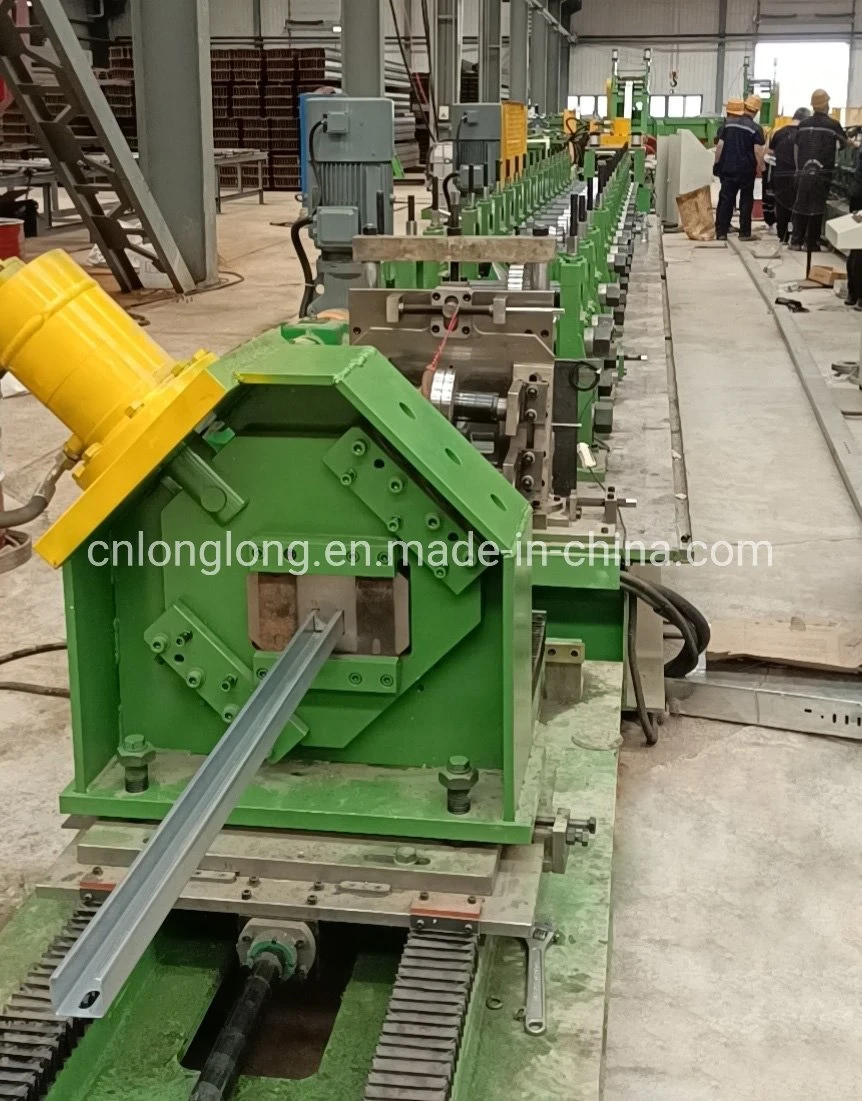 Automatic Roll Former C U Steel Purlin Roll Forming Machine