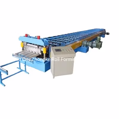 Metal Floor Decking Roll Former /Steel Decking Floor Sheets Machines /Decking Sheets Machine for Construction Roll Forming Machine with ISO