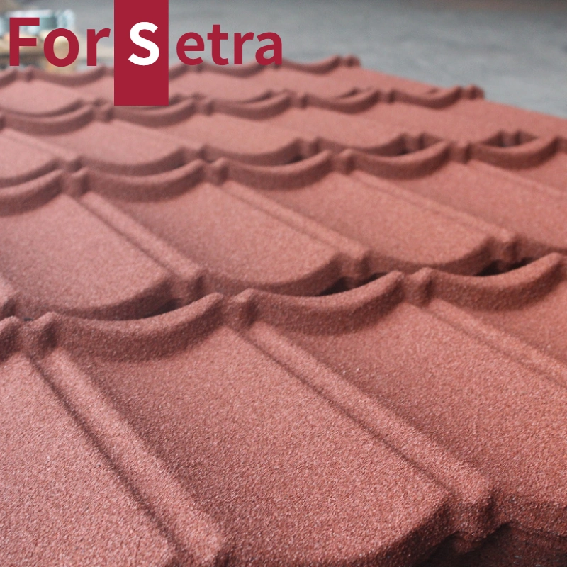 New Roofing Tiles Houses High Quality Roof Shingles Types Cheap Durable Stone Coated Metal Roof Tile and Accessories