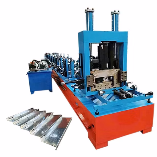 Fully Automatic C Purlin Z Purlin CZ Purline Rolling Forming Machine Light Gauge Steel T Bar Profile Automatic Size Adjusting C Z Purlin Forming Machine