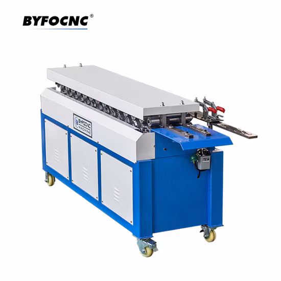 Byfo TDF 공기 덕트 롤 성형 플랜지 기계